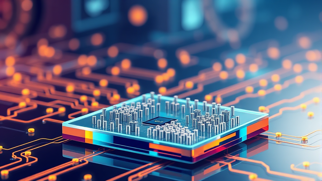 필옵틱스 AI 반도체 유리기판: TGV 기술력과 투자 전망 총정리 3 AI 반도체 시대, 유리기판이 중요한 이유 (cartoon 스타일)