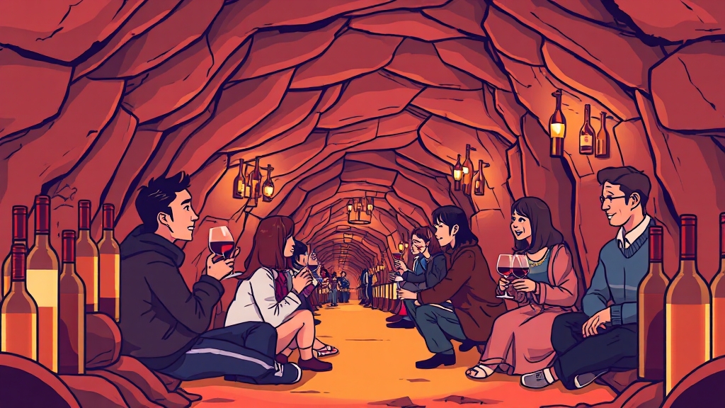 영동 와인터널 방문 정보 (cartoon 스타일)