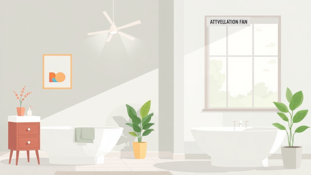 욕실 환풍기 스마트싱스 자동화, 왜 필요할까요? (illustration 스타일)