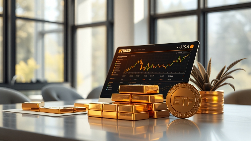 금 ETF: 주식처럼 편리하게 금 투자하기 (realistic 스타일)