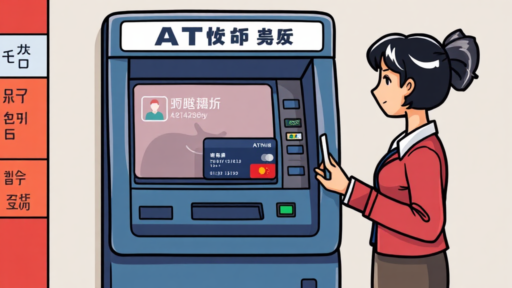 한국 ATM 은련카드 사용법 (cartoon 스타일)