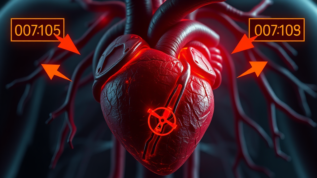 심근경색, 무엇일까요? (realistic 스타일)