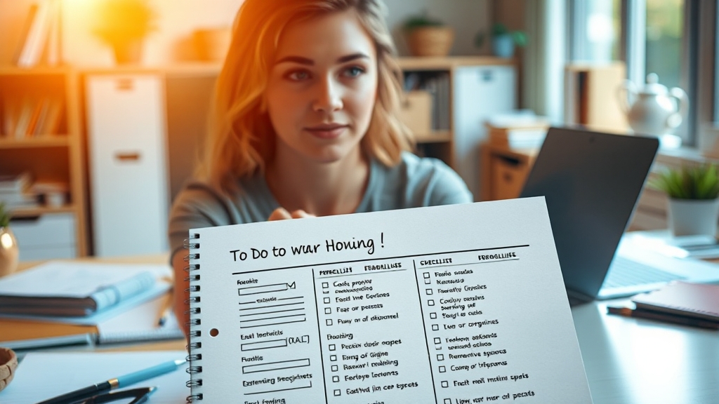 이사 준비 To-Do List: 효율적인 목표 관리 (realistic 스타일)