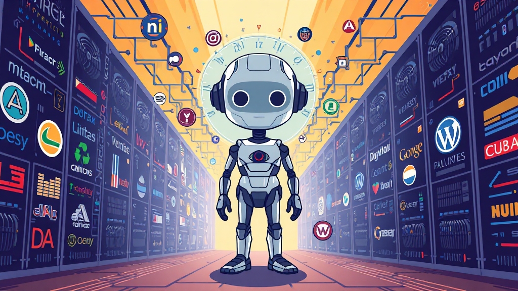 AI 거버넌스 구축 사례 (cartoon 스타일)