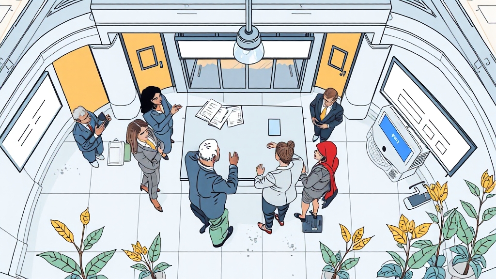 배드뱅크 도입 효과 및 전망 (illustration 스타일)