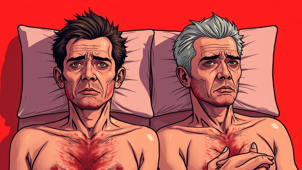 증상 비교: 꼼꼼 체크 (illustration 스타일)