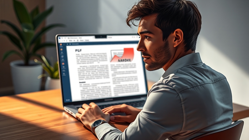 PDF 편집, 이렇게 활용하세요! (텍스트, 이미지, 페이지 관리) (realistic 스타일)