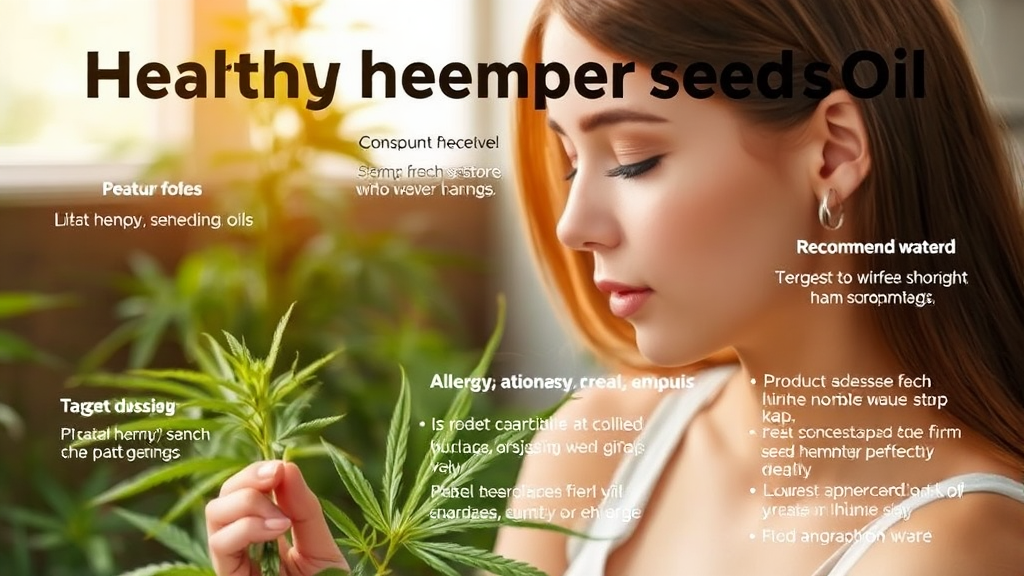 대마종자유 섭취 전 반드시 알아야 할 주의사항 (realistic 스타일)