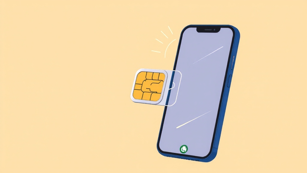 KT 유심 교체, 이렇게 쉬웠어? (illustration 스타일)