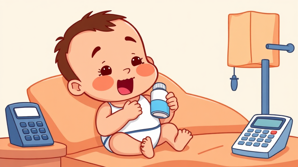 맥시부펜 복용량 계산 cartoon 스타일