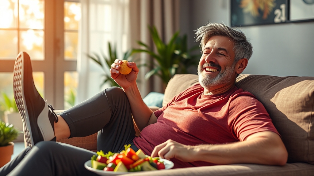 건강한 생활 습관, 필수! (realistic 스타일)