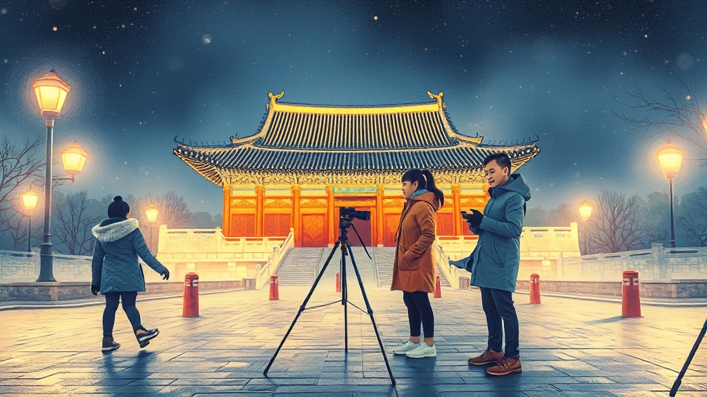 관람 준비물 및 교통편 (illustration 스타일)