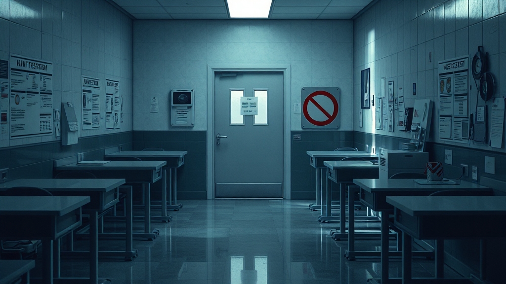 시험장 반입 금지 물품 완벽 정리 (realistic 스타일)