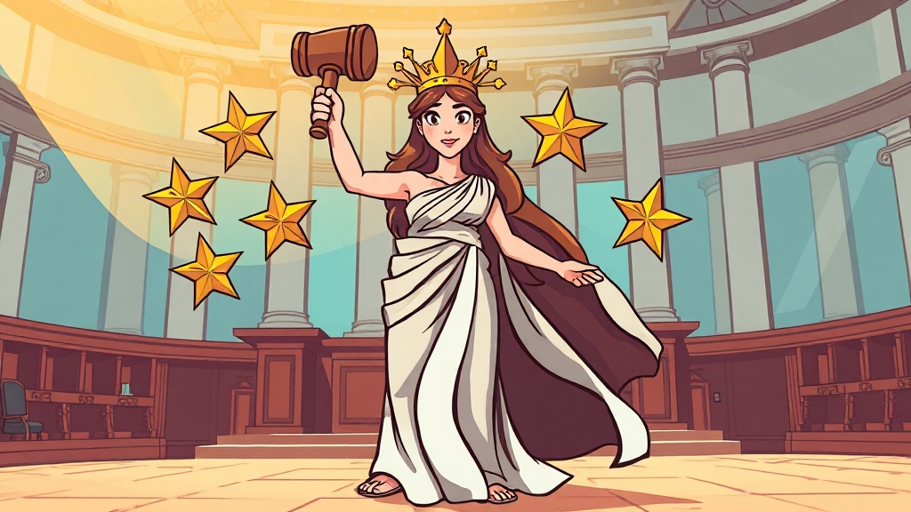 헌법재판소 심판 대상 (cartoon 스타일)