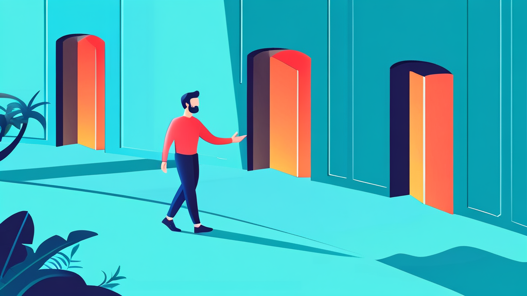 믿을 수 있는 개인돈 대출처 찾는 방법 (illustration 스타일)