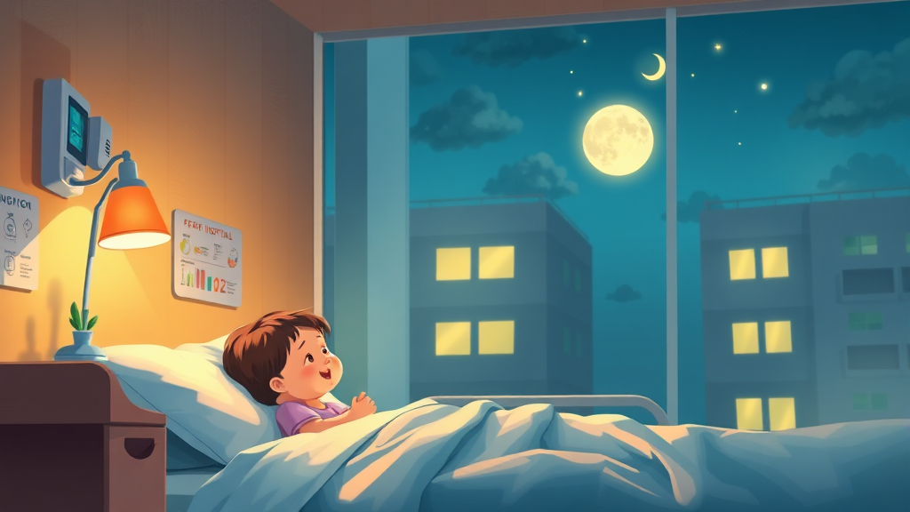 우리 동네 달빛어린이병원, 어떻게 찾고 이용할까요? (realistic 스타일)