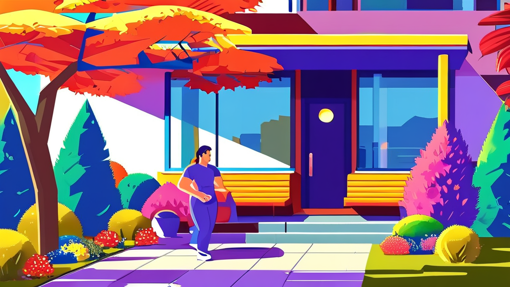 수술 직후 1주차: 통증 관리와 초기 회복 (cartoon 스타일)