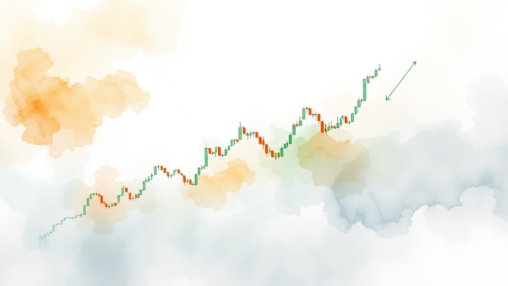 가격 예측: 볼린저 밴드 활용법 (watercolor 스타일)