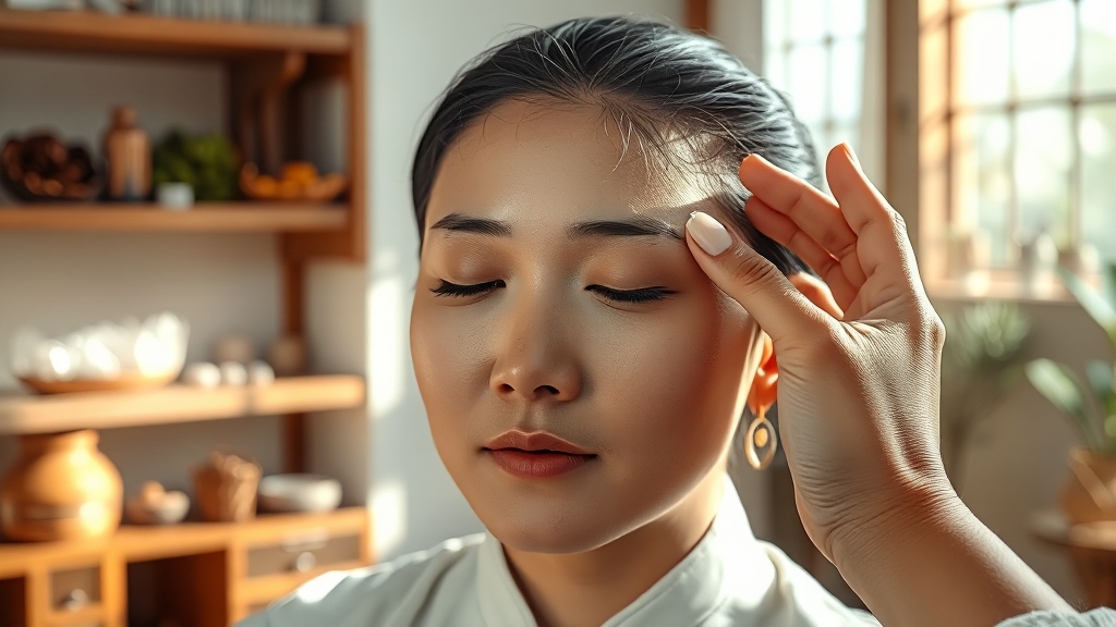 눈떨림 오해 & 한의학 관점 (realistic 스타일)