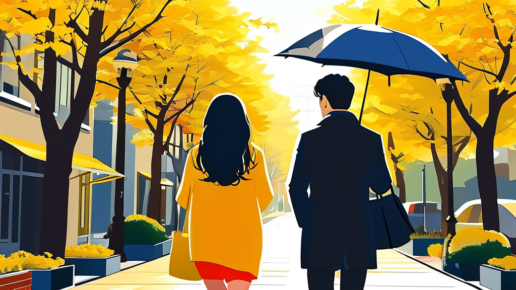 결혼 후 첫 해외여행, 후쿠오카에서 보낸 시간 (cartoon 스타일)