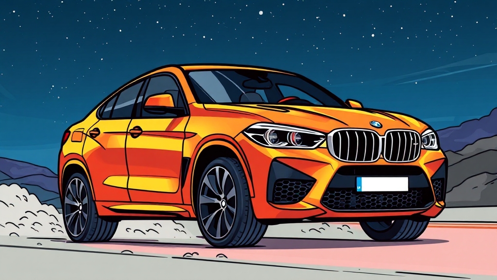 X6 M 컴페티션: 가격 및 제원 (cartoon 스타일)