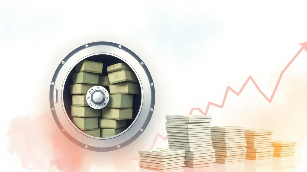 달러 예금이란? (watercolor 스타일)