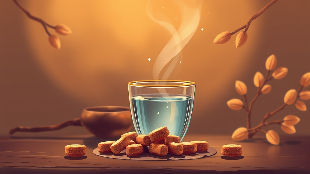 침향환, 제대로 알고 섭취하는 방법 (illustration 스타일)