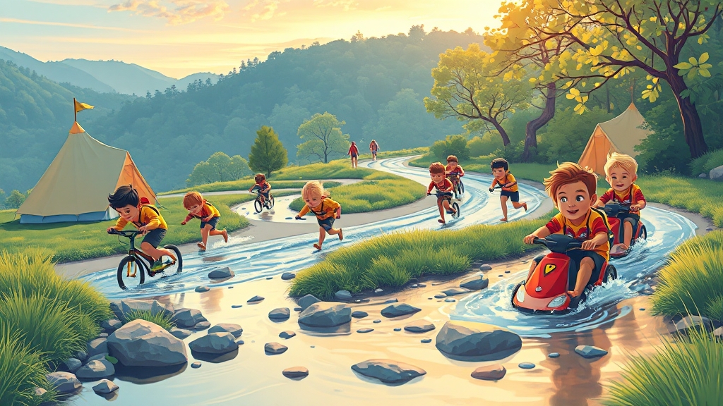 아이들을 위한 체험 활동 (illustration 스타일)