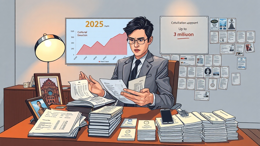 공제 한도 및 조건 (illustration 스타일)