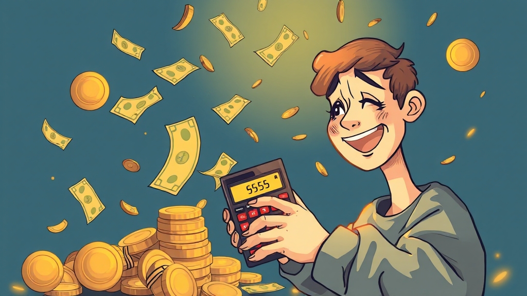 당첨금, 세금은 얼마? (illustration 스타일)