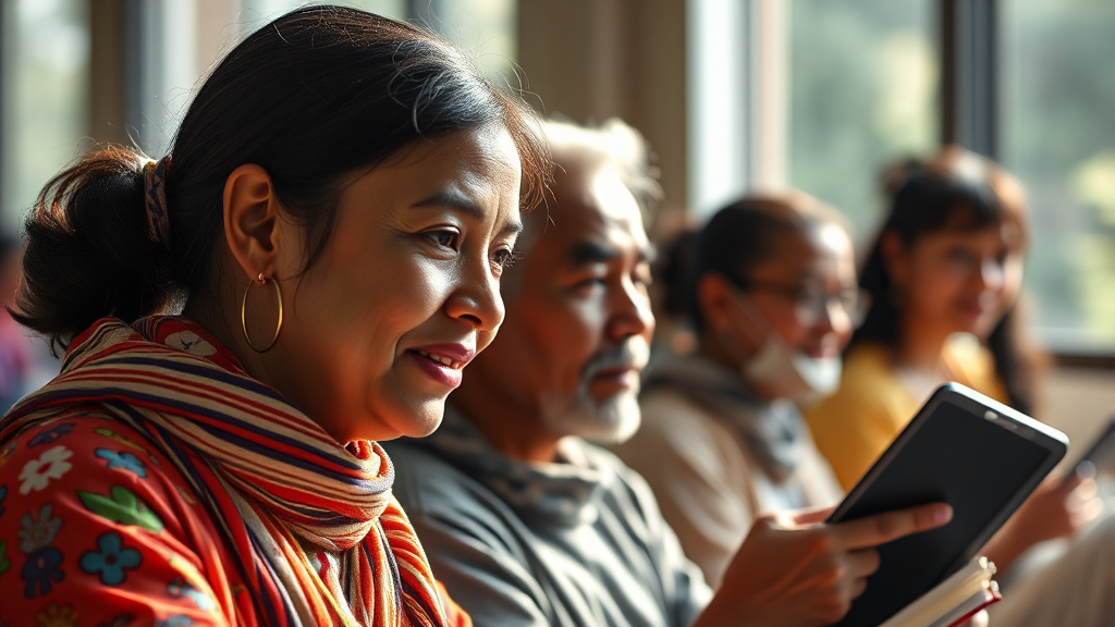 국비 지원 교육, 성공적인 변화를 이끈 경험담 (realistic 스타일)