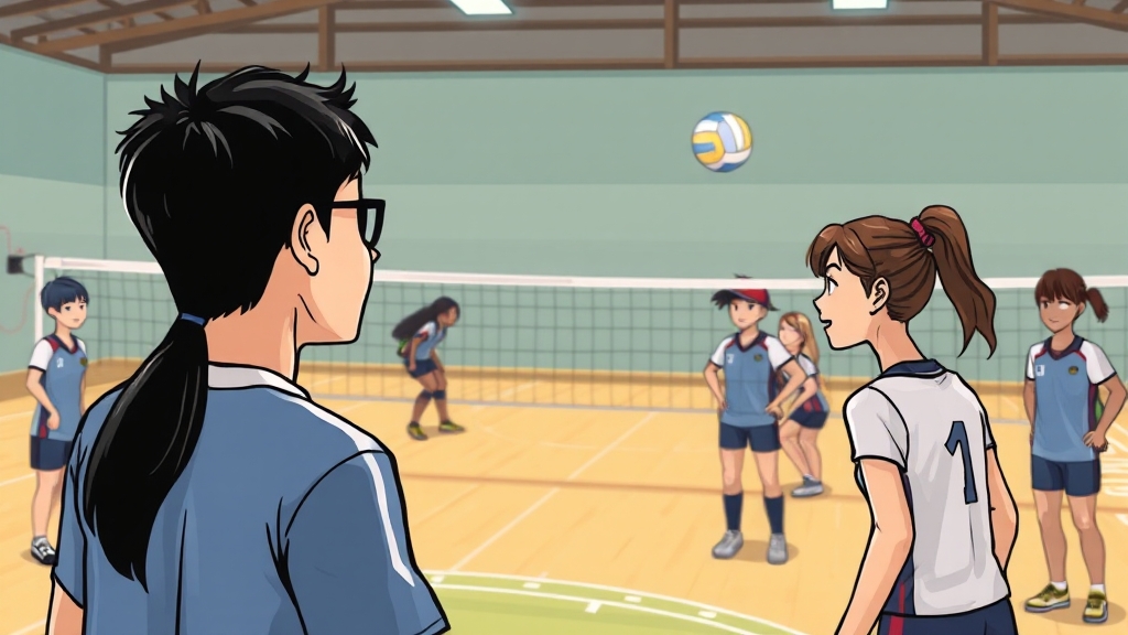 김연경 감독과의 특별한 만남 (cartoon 스타일)