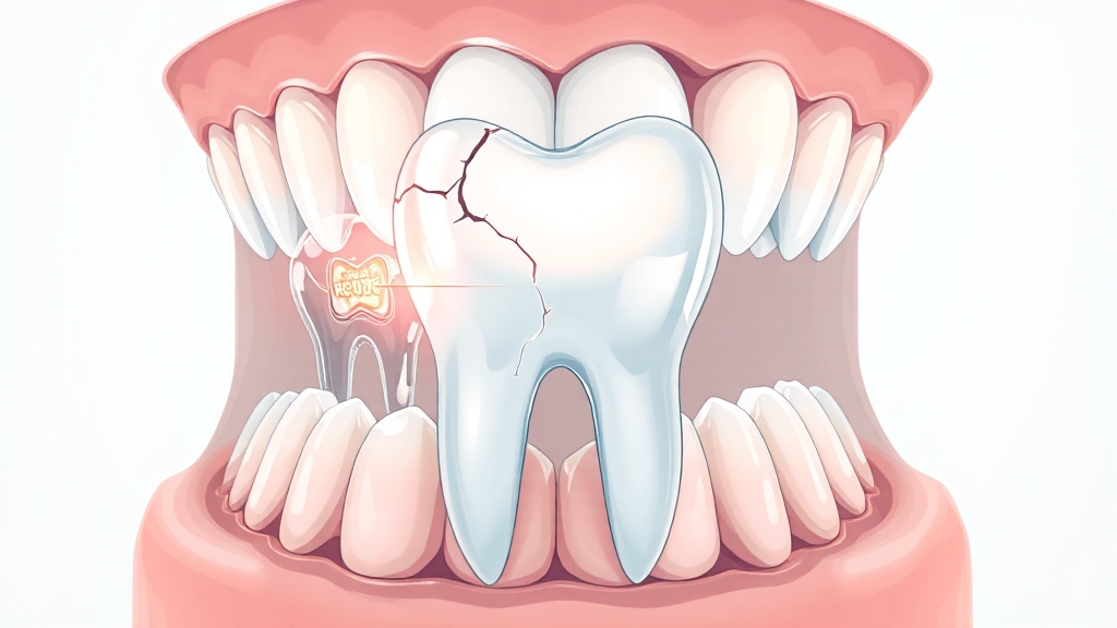 놓치기 쉬운 치아 크랙과 파절 (illustration 스타일)