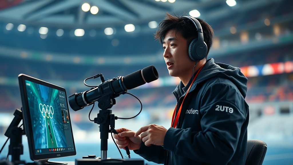 중계 방송 시청 방법 (realistic 스타일)