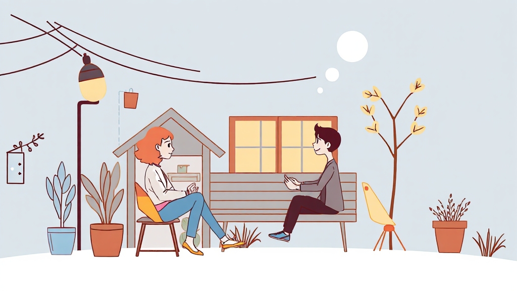 GPT-5.1 성능 향상 및 기능 개선 (illustration 스타일)