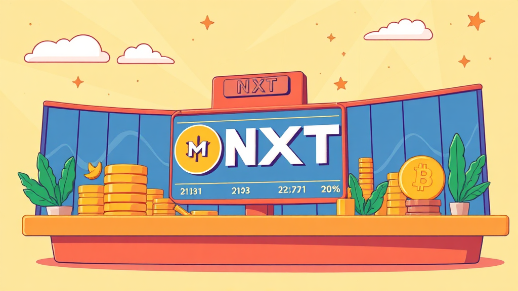 NXT 거래, 편리함과 비용 절감 효과는? (cartoon 스타일)