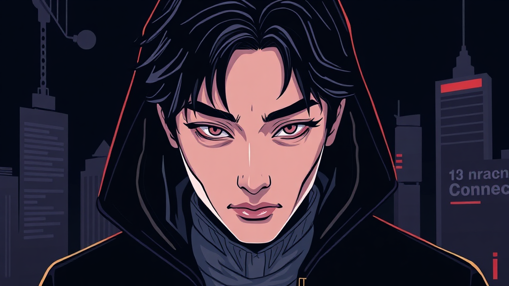 백태주 캐릭터 집중 분석 (illustration 스타일)