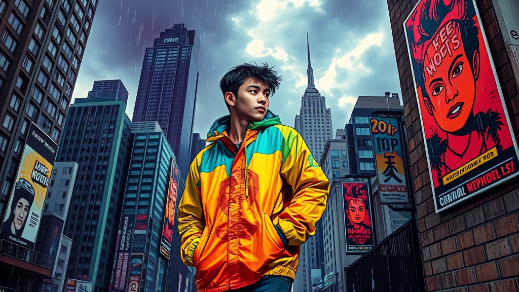 2025년 장마, 언제 시작? (popart 스타일)