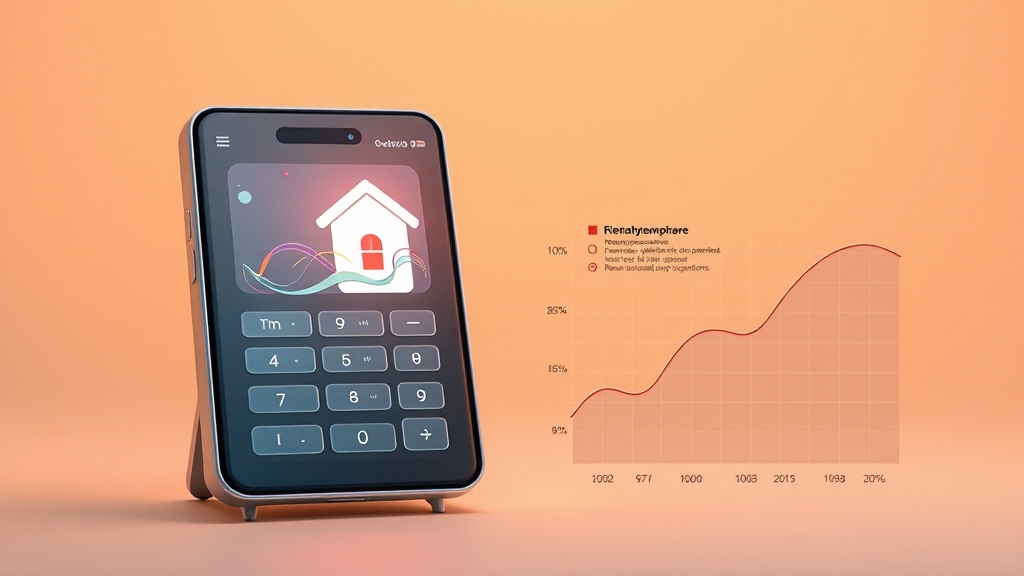 대출 계산기 활용 & 추천 사이트 (illustration 스타일)