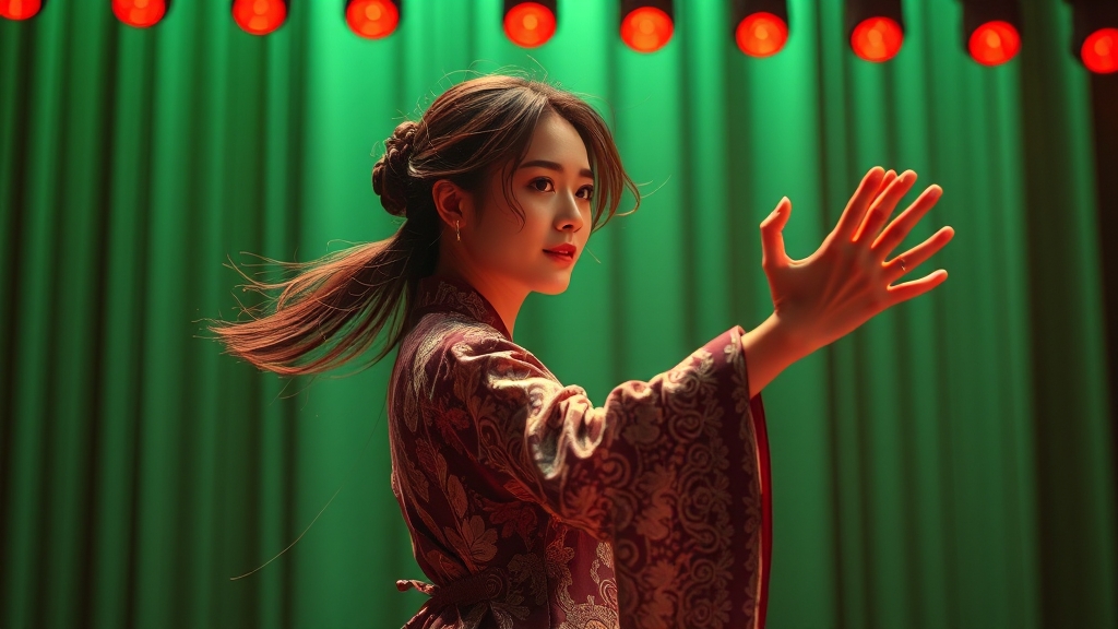 한일 톱텐쇼 활약상 (realistic 스타일)