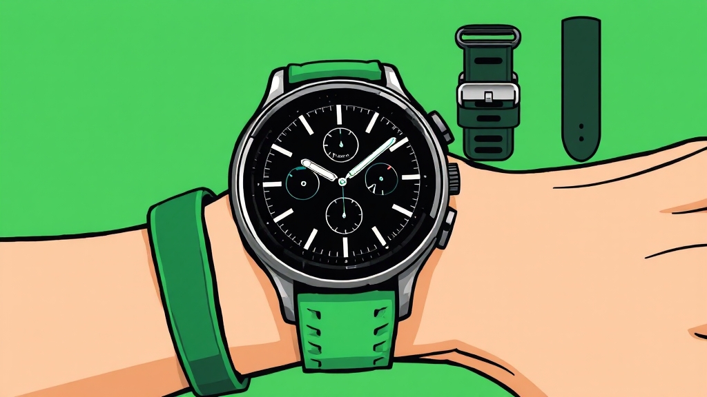 워치7 스트랩 종류 및 스타일링 (cartoon 스타일)