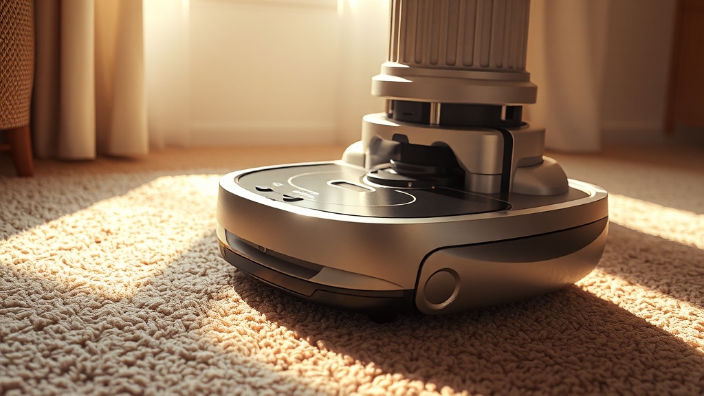 흡입력과 청소 성능 심층 분석 (realistic 스타일)