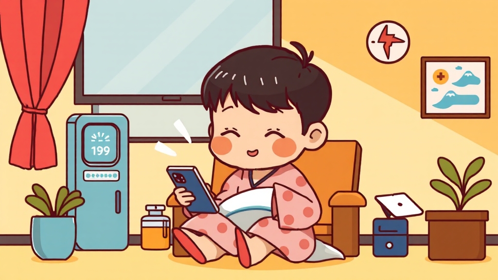 응급 상황, 침착하게 대처 (cartoon 스타일)