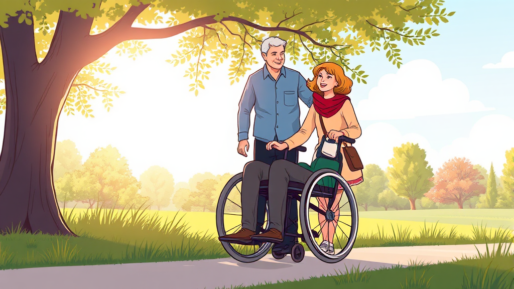 장애인활동지원사란? (illustration 스타일)