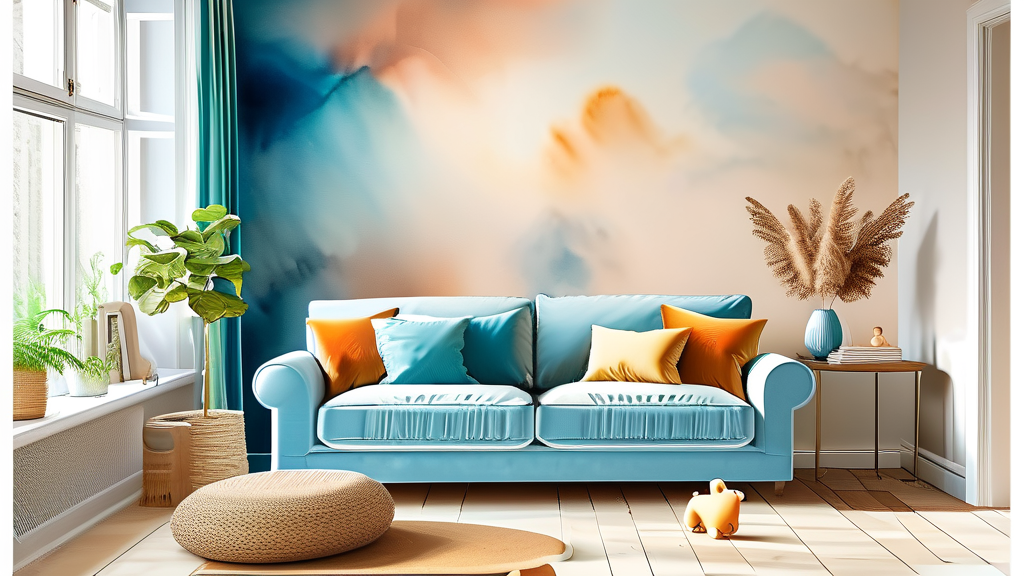 층간소음매트, 왜 필요할까요? (watercolor 스타일)