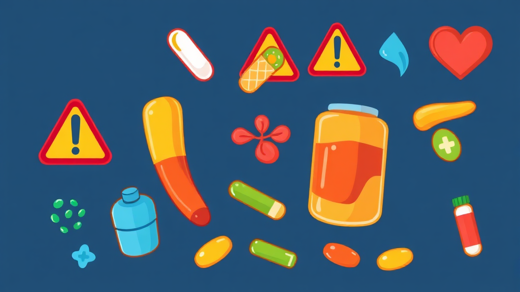 섭취 방법 및 주의사항 상세 안내 (cartoon 스타일)