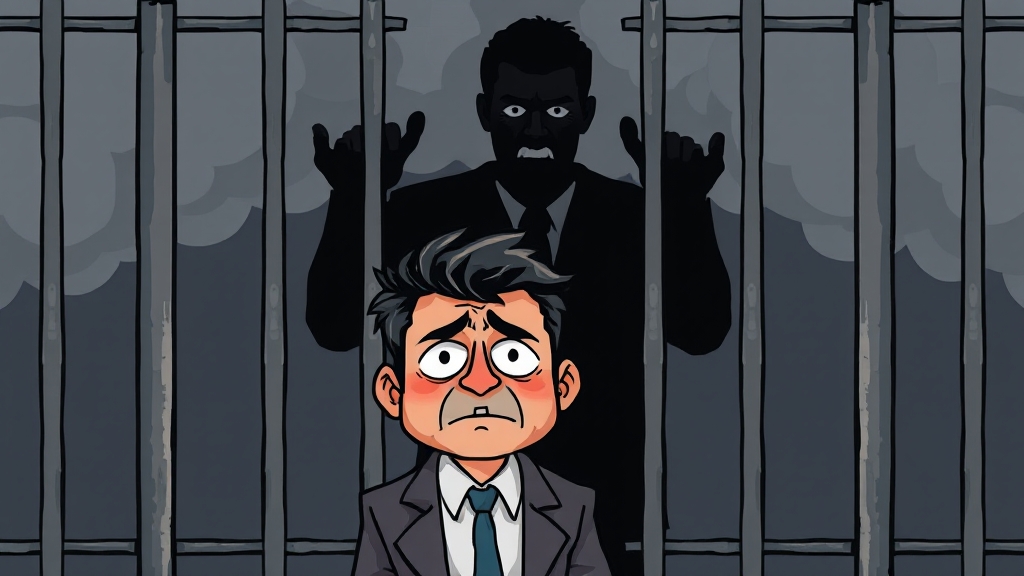 사업주 공모 혐의 대응 (cartoon 스타일)