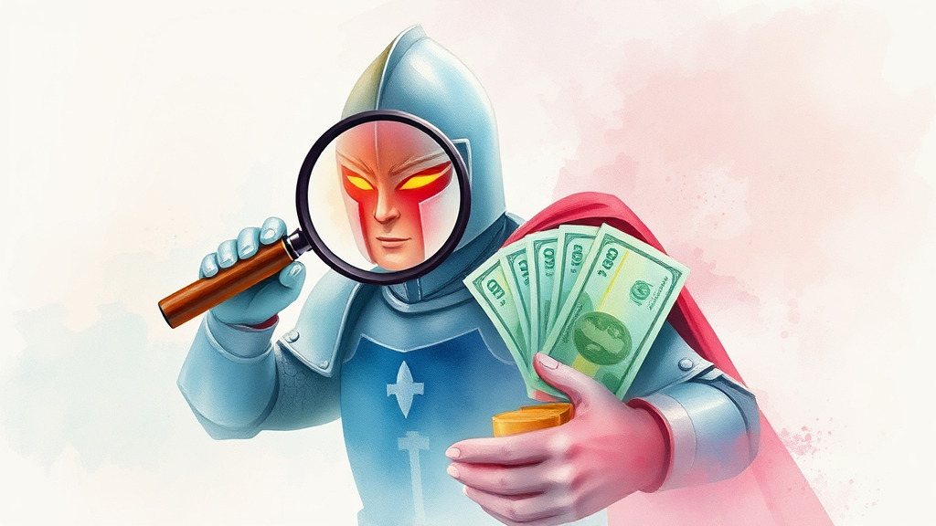 스미싱 피해 예방 5가지 방법 (watercolor 스타일)