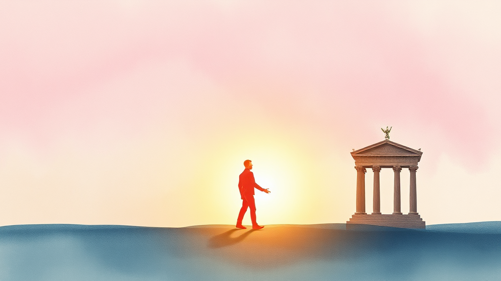 개인회생 제도, 제대로 이해하기 (watercolor 스타일)