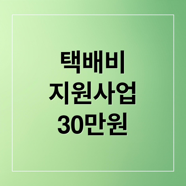 택배비
지원사업
30만원 (영세 소상공인 택배비 지원사업)